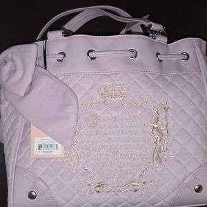 Juicy Couture Lilac Quilted Women's Bag